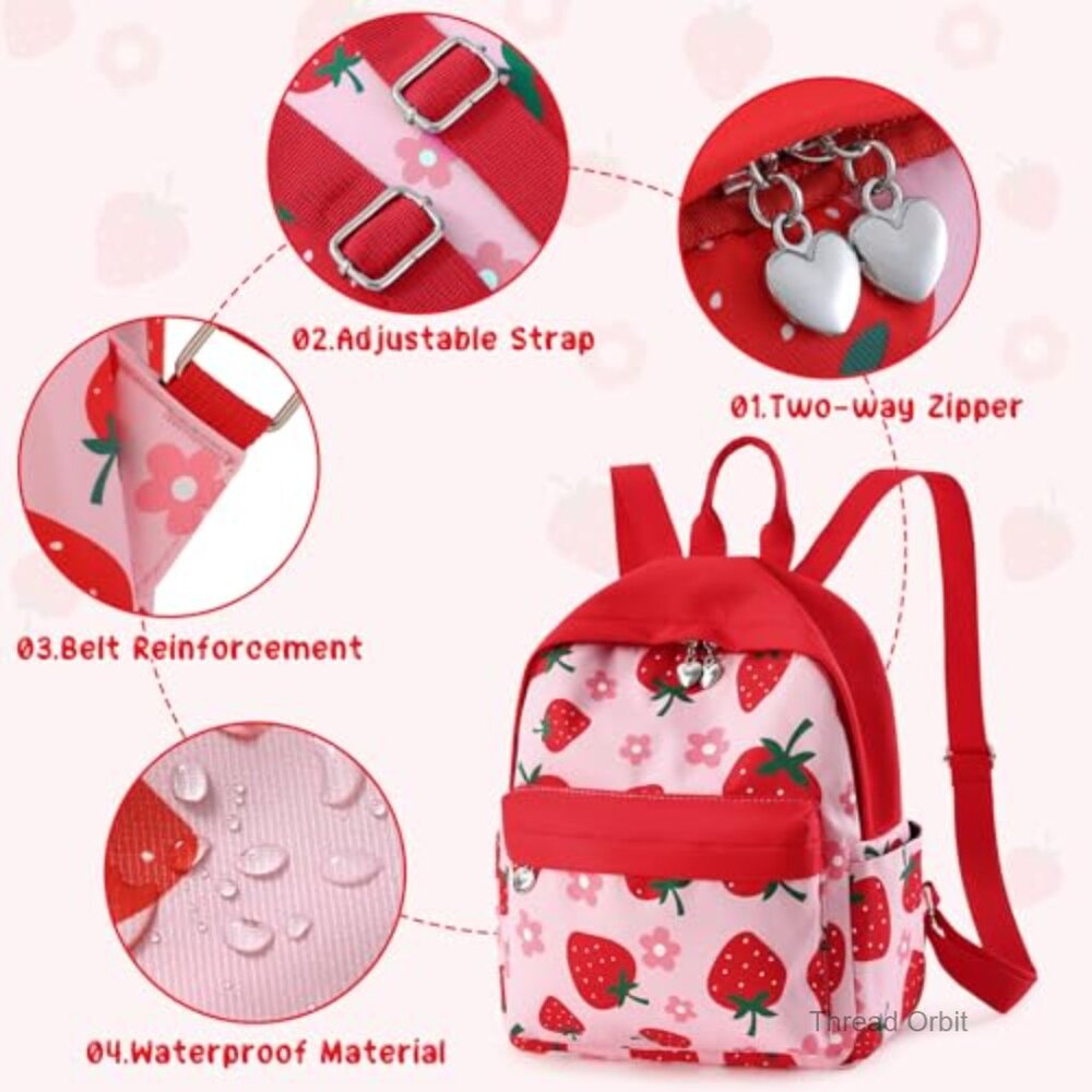 Lightweight Mini Backpack Purse Small Daypack Boo… - image 6